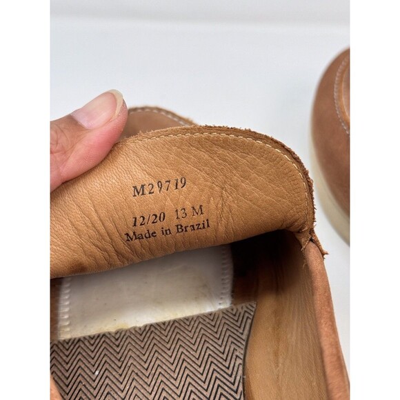 Johnnie-O Malibu Venetian Mens Shoes Brown Leather Loafer Slip On Casual US 13 M - Picture 2 of 10